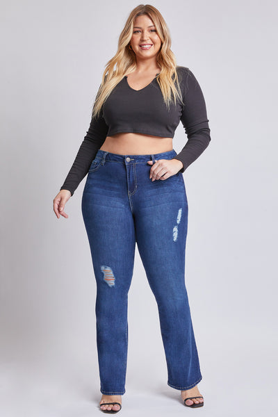 Junior Plus Size Basic Flare Jean, Pack of 6