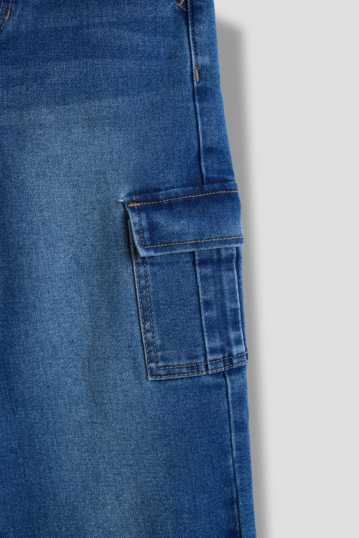 Girls Wide Leg Skater Cargo Jeans, Pack of 12