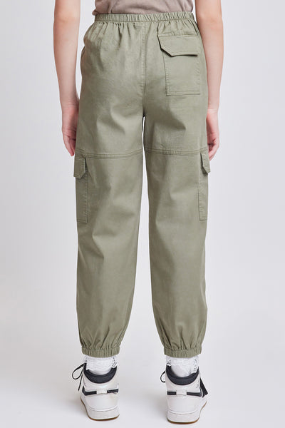 Girls Parachute Cargo pocket Jogger W/Elastic Wst, Pack of 6