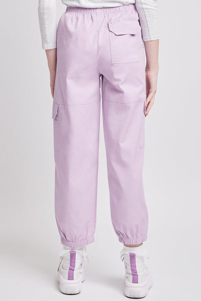 Girls Parachute Cargo pocket Jogger W/Elastic Wst, Pack of 6