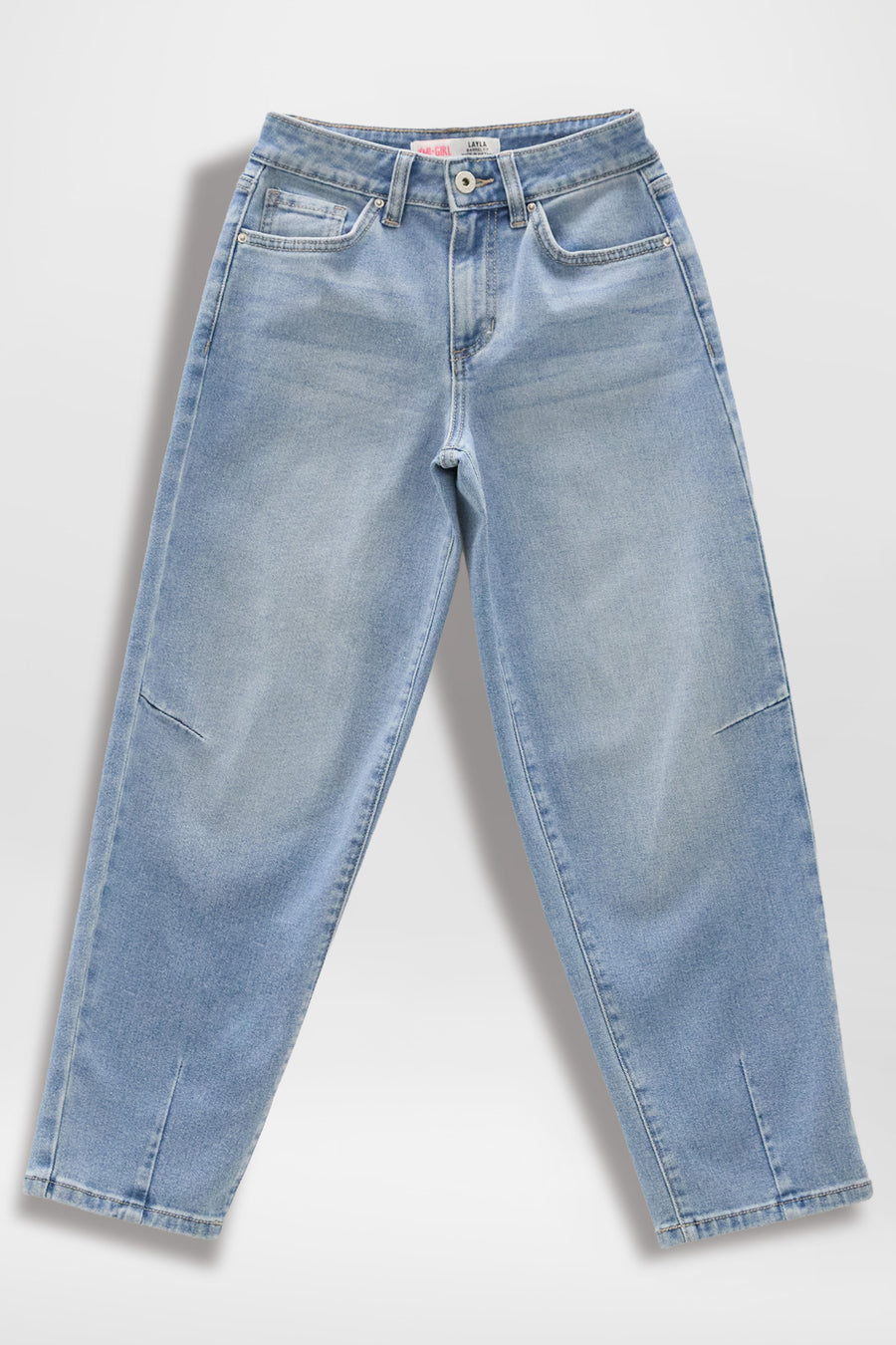 Girls Layla Barrel Jeans, Pack of 12