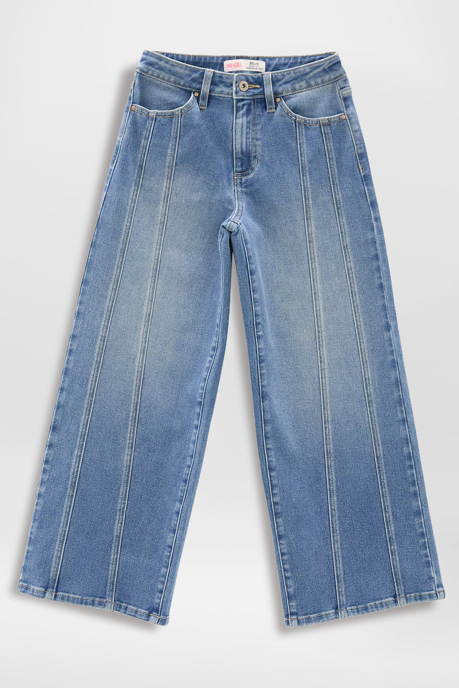 Girls Billie Baggy Wide Leg Jeans, Pack of 12