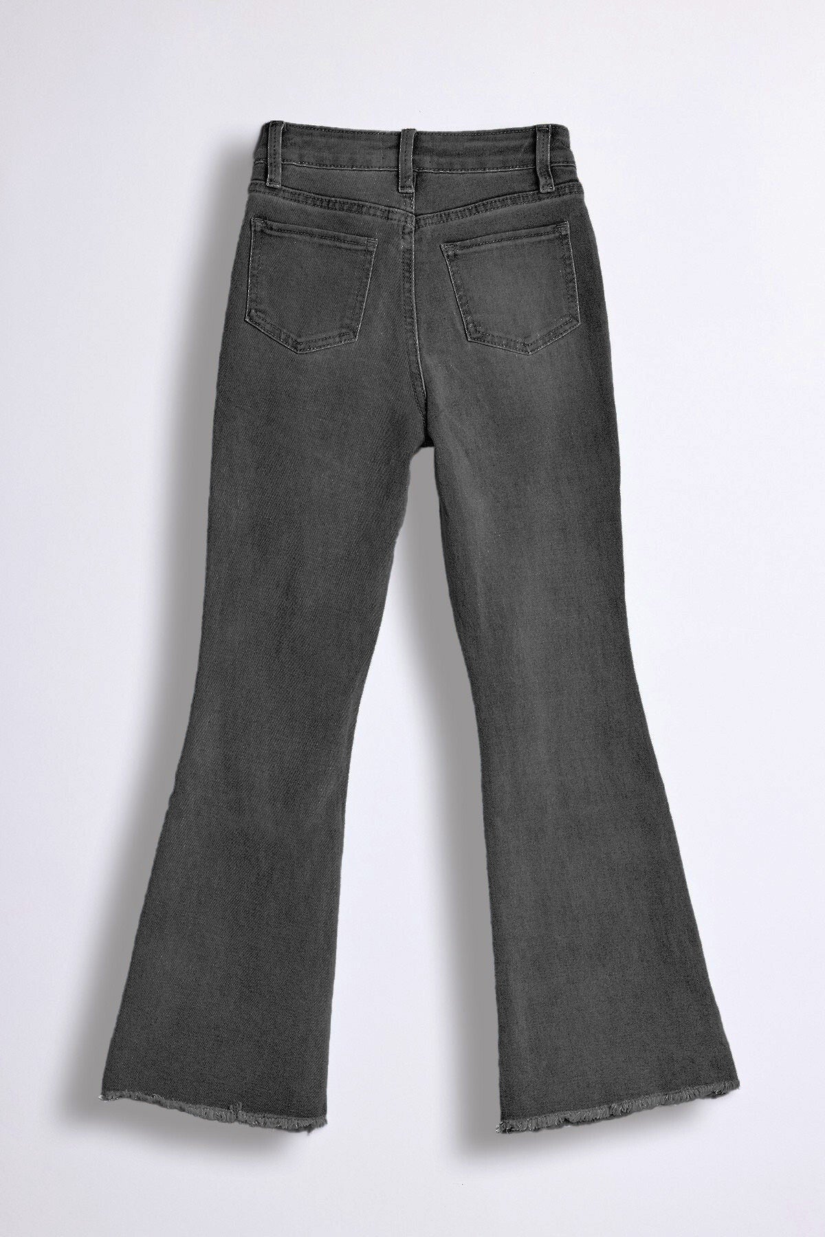 Girls Frey Hem Flare Jeans, Pack of 12