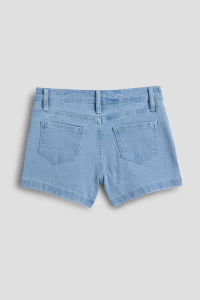 Girls Asymmetrical Denim Skort, Pack of 12