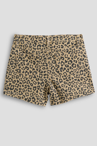 Girls Asymmetrical Animal Denim Skort, Pack of 12
