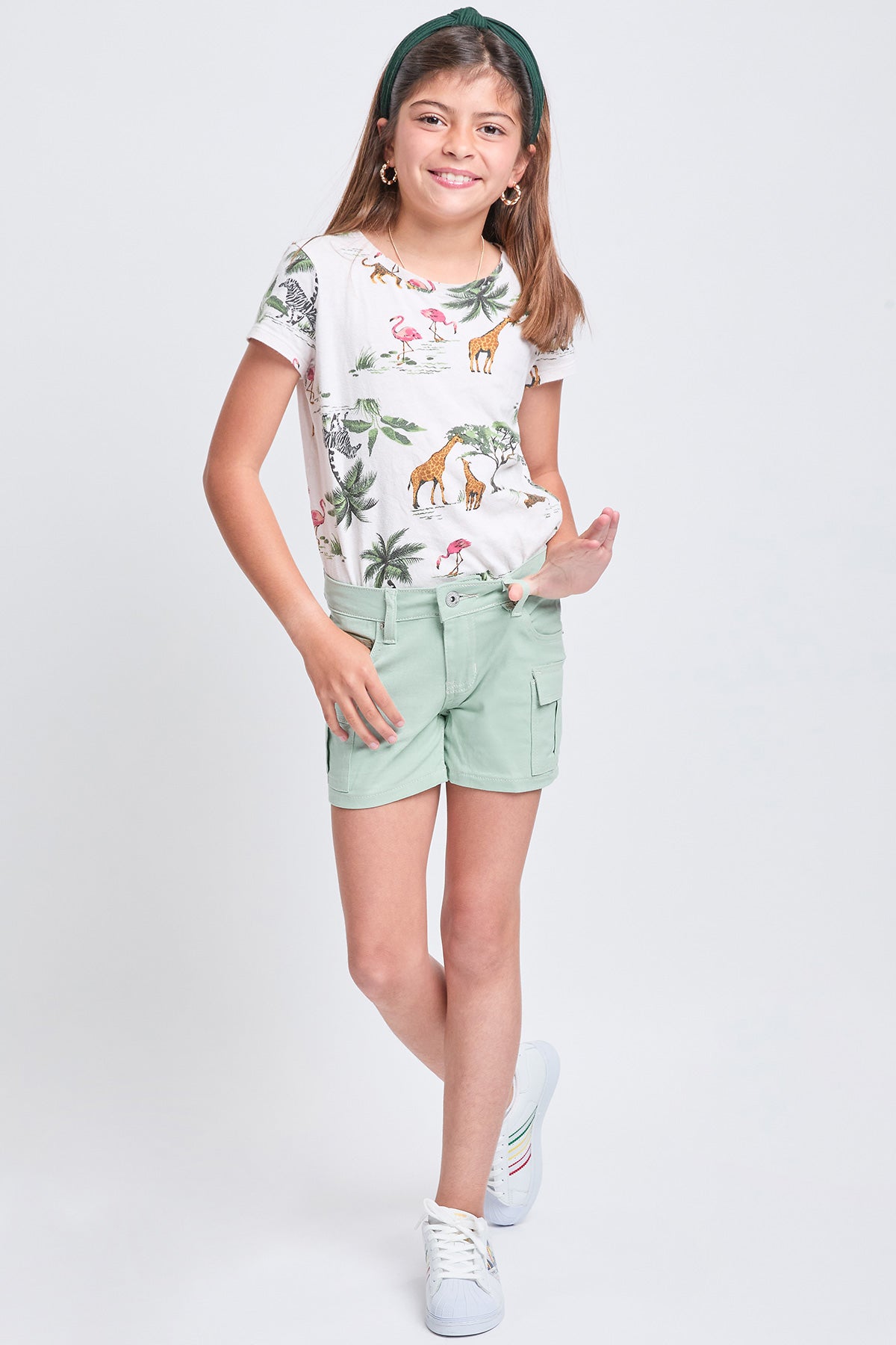 Girls Wide Leg Hickory Stripe Pant, Pack of 12