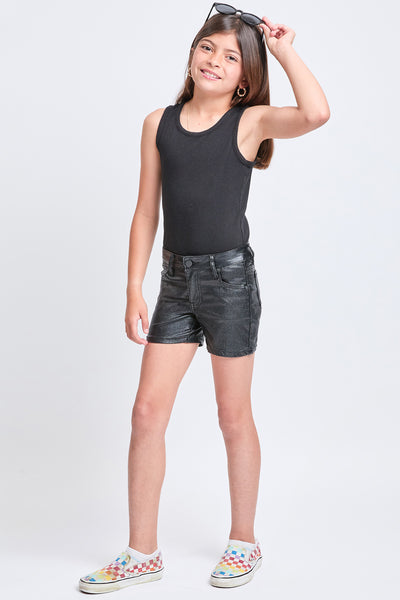 Girls Hyperstretch Metallic Shorts, Pack of 12