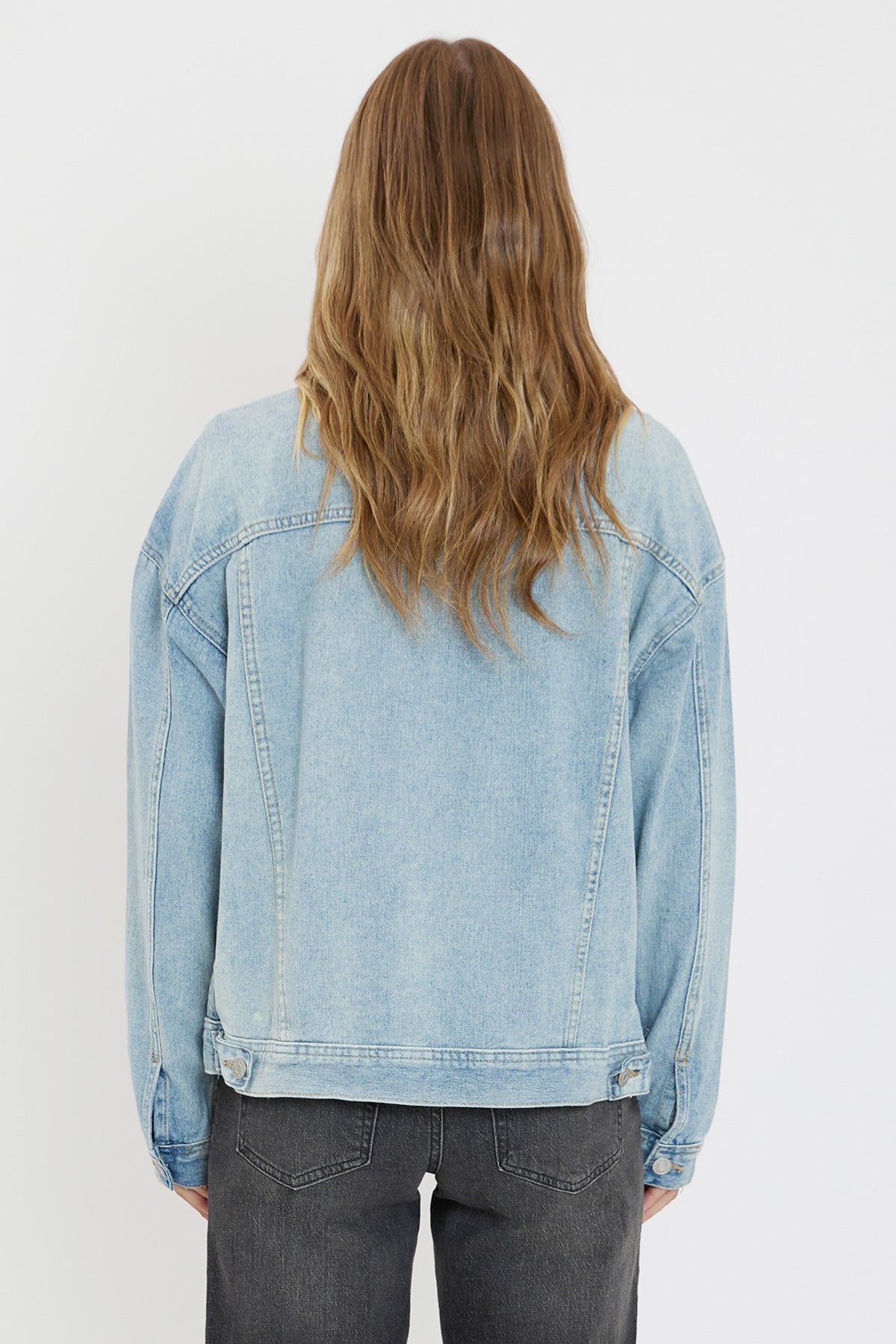 Oversized Boyfriend Denim Jacket , Pack Of 6