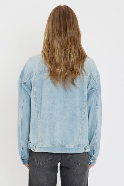 Oversized Boyfriend Denim Jacket , Pack Of 6