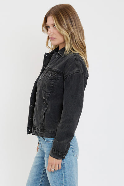 Oversized Boyfriend Denim Jacket , Pack Of 6