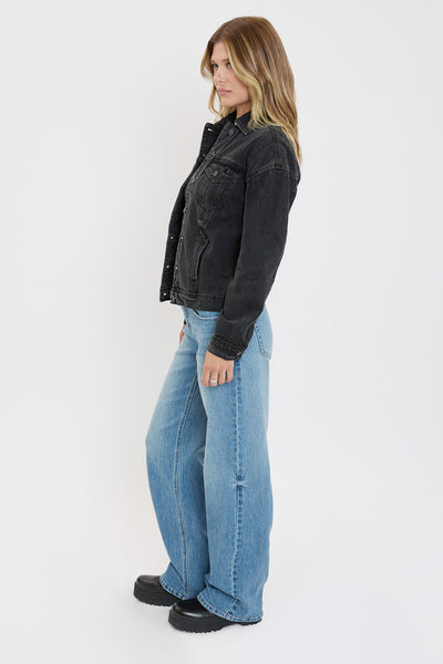 Oversized Boyfriend Denim Jacket , Pack Of 6