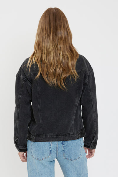 Oversized Boyfriend Denim Jacket , Pack Of 6