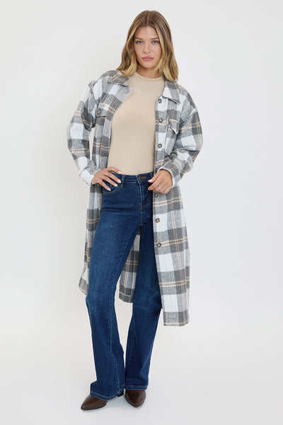 Plaid Shacket Duster, Pack of 6