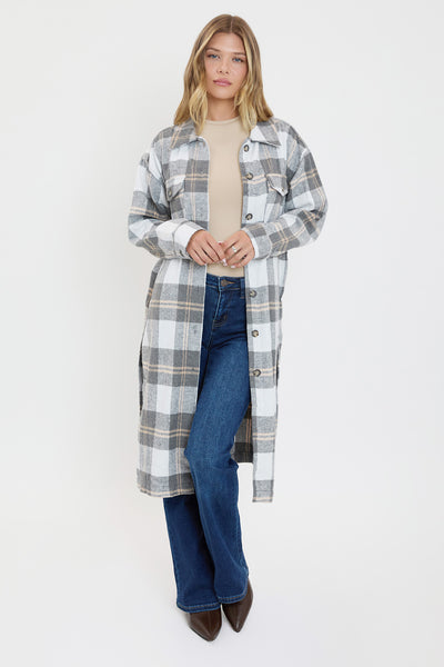 Plaid Shacket Duster, Pack of 6