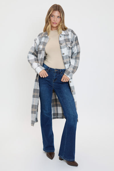Plaid Shacket Duster, Pack of 6