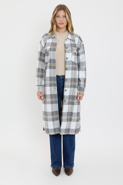 Plaid Shacket Duster, Pack of 6