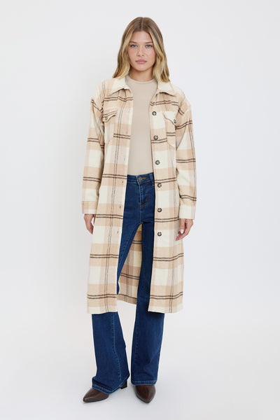Plaid Shacket Duster, Pack of 6