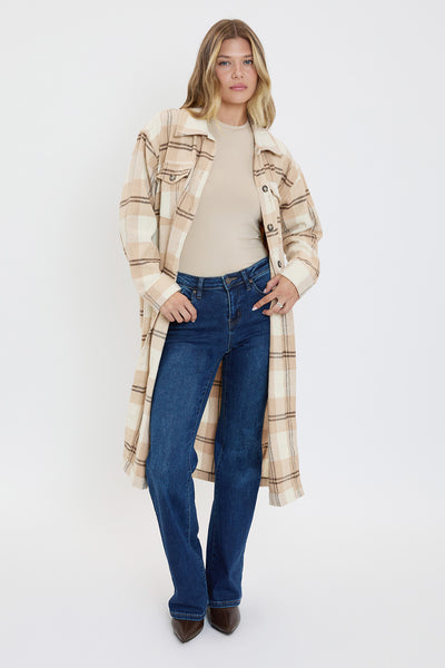Plaid Shacket Duster, Pack of 6
