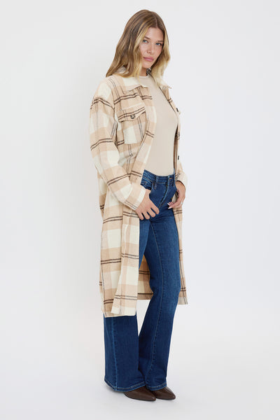 Plaid Shacket Duster, Pack of 6