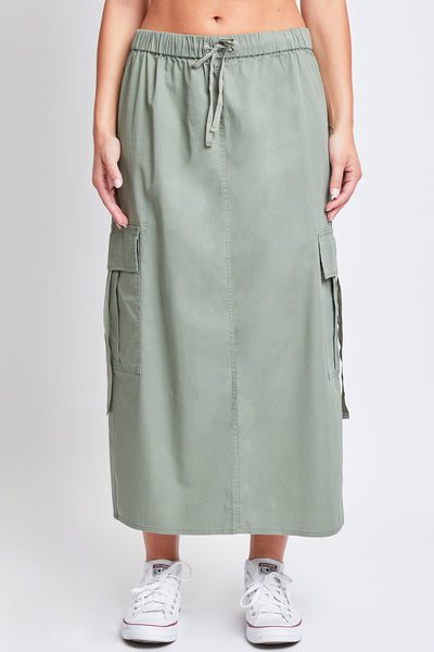 Junior Poplin Maxi Drawcord Cargo Skirt, Pack Of 6