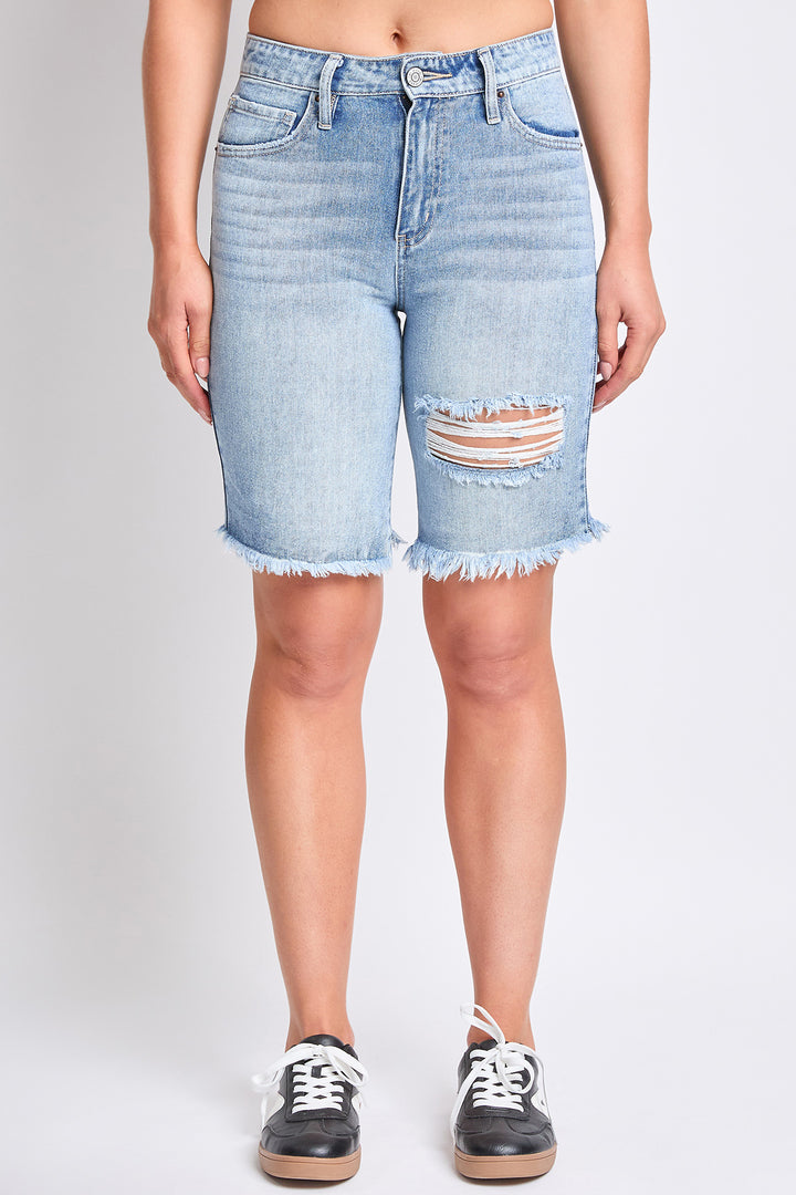 【DEARMINE】Fir Denim Short Pants coated mini denim shorts | GUESS
