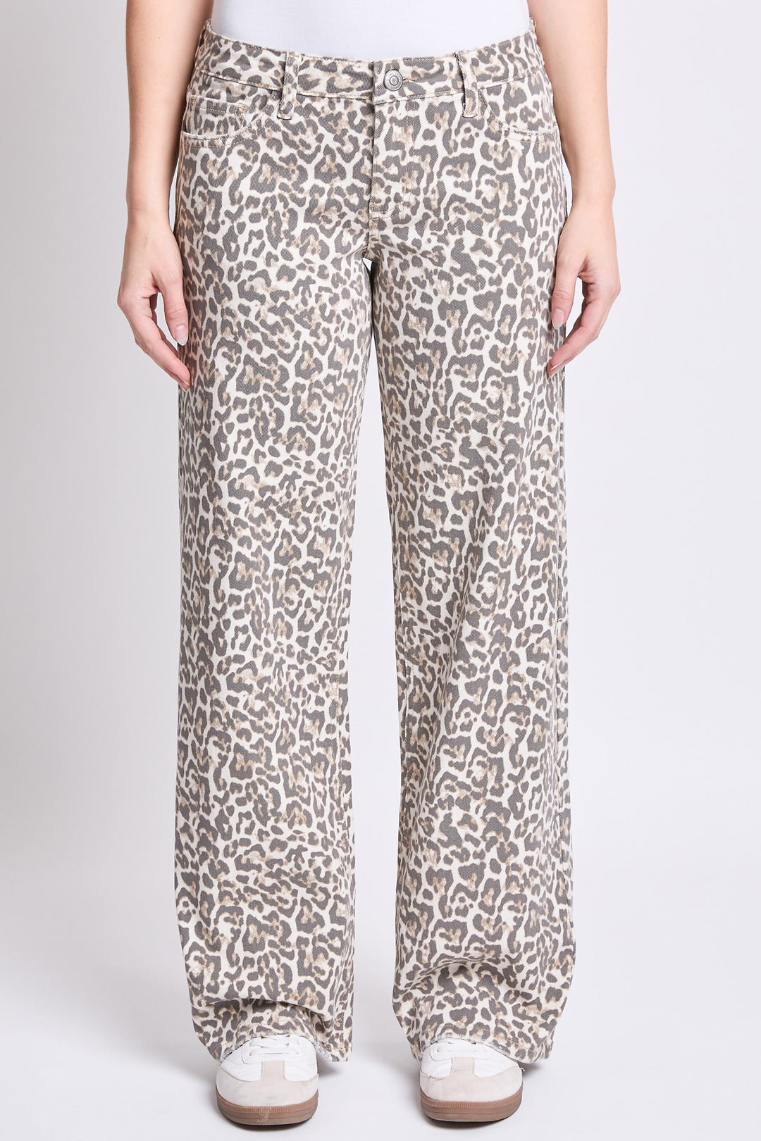 Low Rise Animal Print Wide Leg Pant, Pack of 12 from YMI