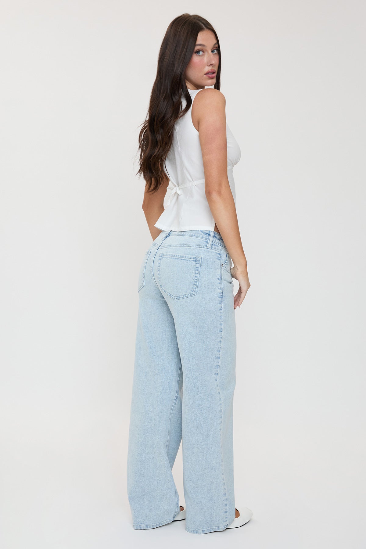 Low Rise Brittany Wide Leg Jeans , Pack of 12