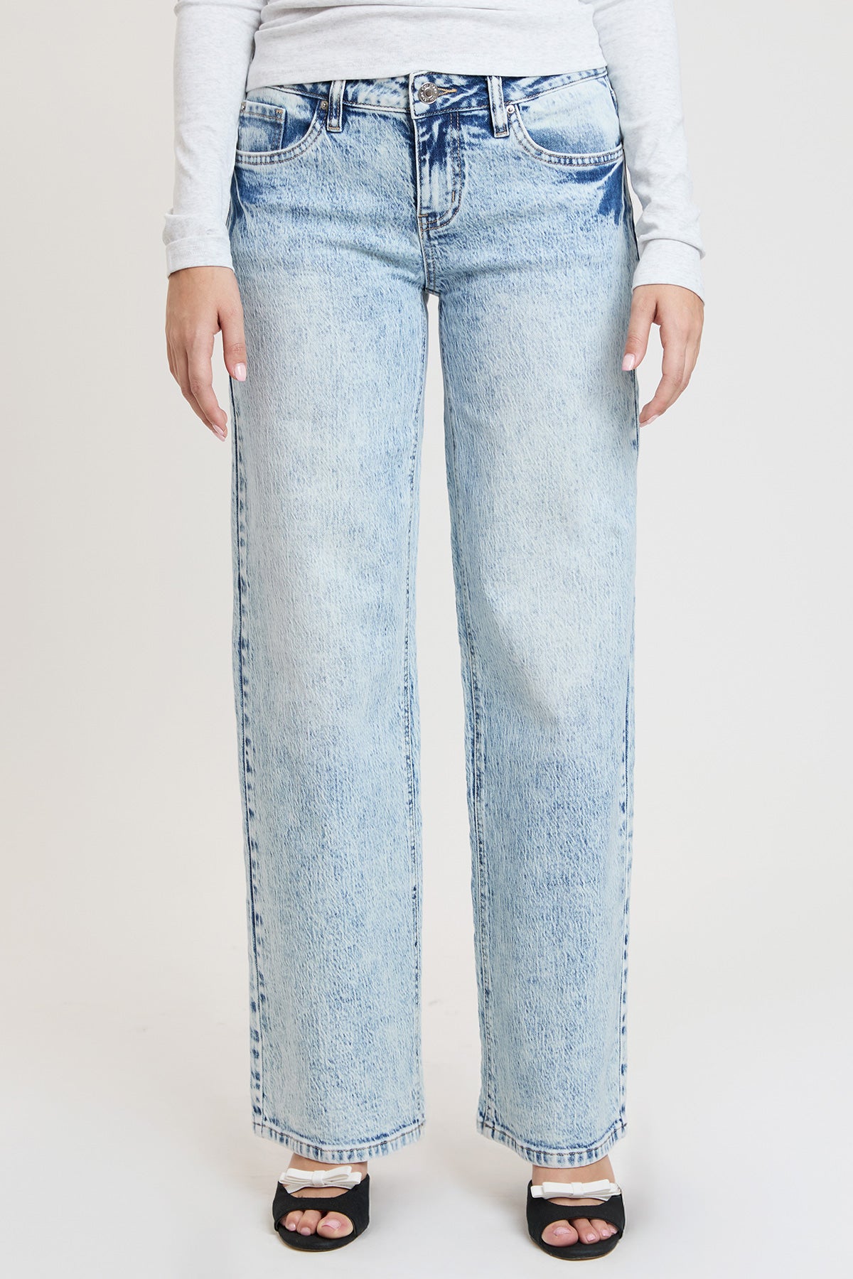 Low Rise Brittany Wide Leg Jeans , Pack of 12
