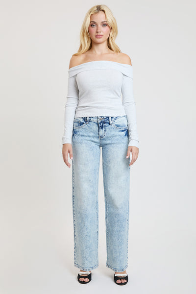 Low Rise Brittany Wide Leg Jeans , Pack of 12