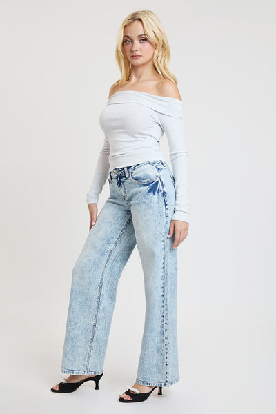Low Rise Brittany Wide Leg Jeans , Pack of 12