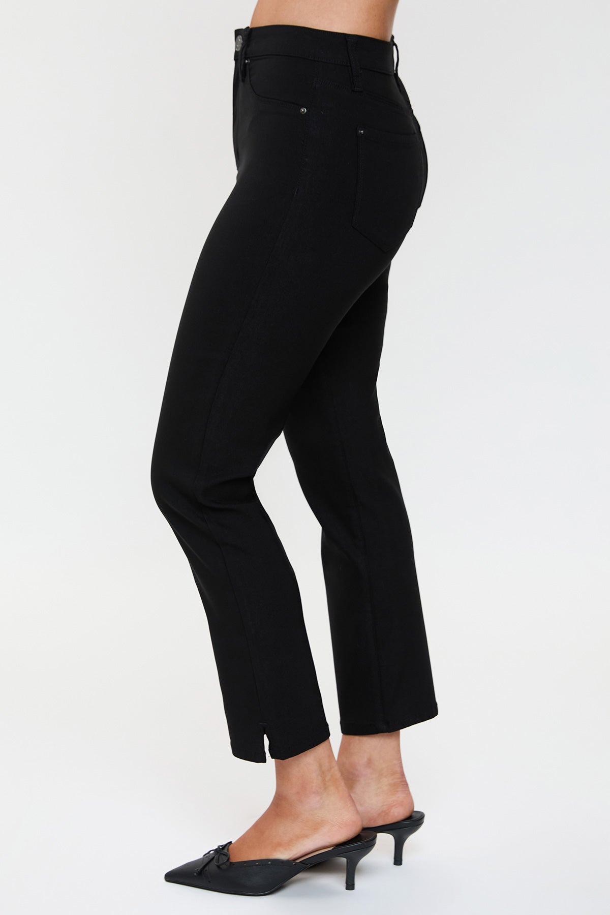 High Rise Hyperstretch Cropped Straight Pants, Pack of 6