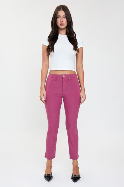 High Rise Hyperstretch Cropped Straight Pants, Pack of 6