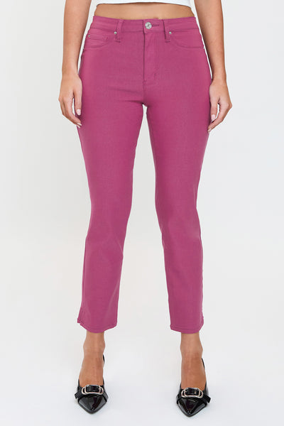 High Rise Hyperstretch Cropped Straight Pants, Pack of 6