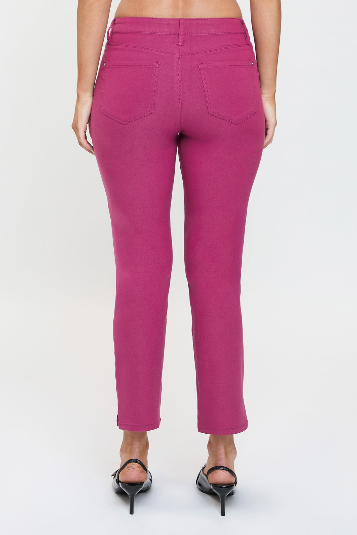 High Rise Hyperstretch Cropped Straight Pants, Pack of 6