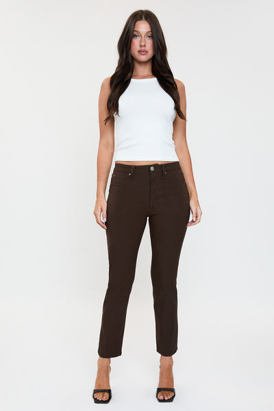 High Rise Hyperstretch Cropped Straight Pants, Pack of 6