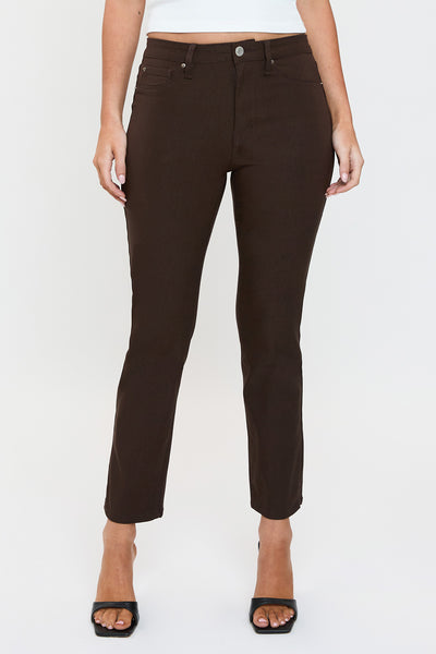 High Rise Hyperstretch Cropped Straight Pants, Pack of 6