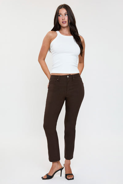 High Rise Hyperstretch Cropped Straight Pants, Pack of 6