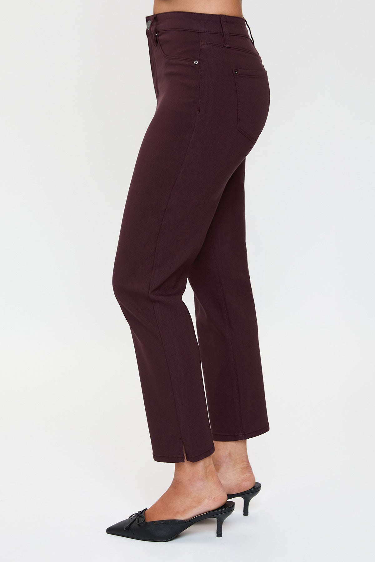 High Rise Hyperstretch Cropped Straight Pants, Pack of 6