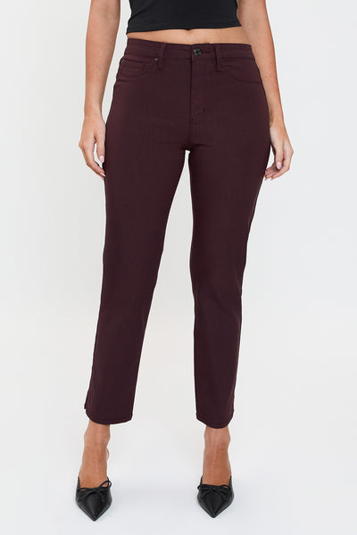 High Rise Hyperstretch Cropped Straight Pants, Pack of 6