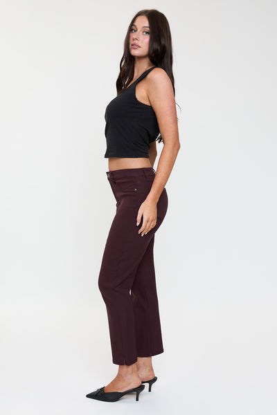 High Rise Hyperstretch Cropped Straight Pants, Pack of 6