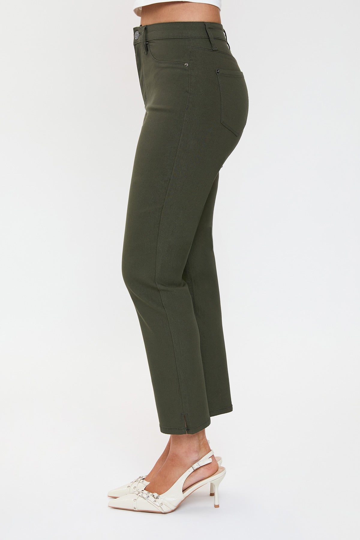 High Rise Hyperstretch Cropped Straight Pants, Pack of 6