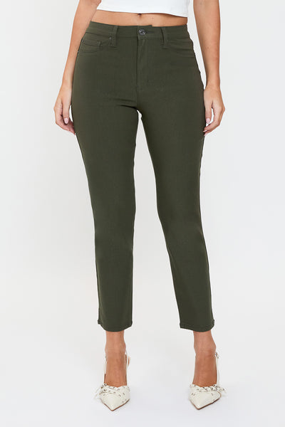 High Rise Hyperstretch Cropped Straight Pants, Pack of 6