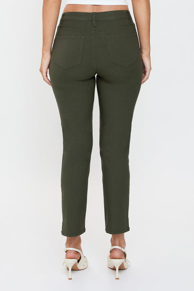 High Rise Hyperstretch Cropped Straight Pants, Pack of 6