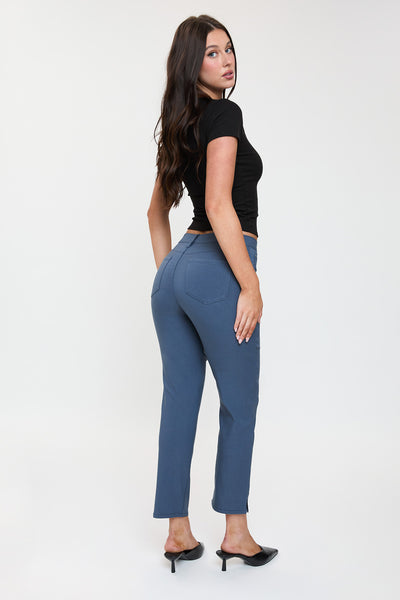High Rise Hyperstretch Cropped Straight Pants, Pack of 6
