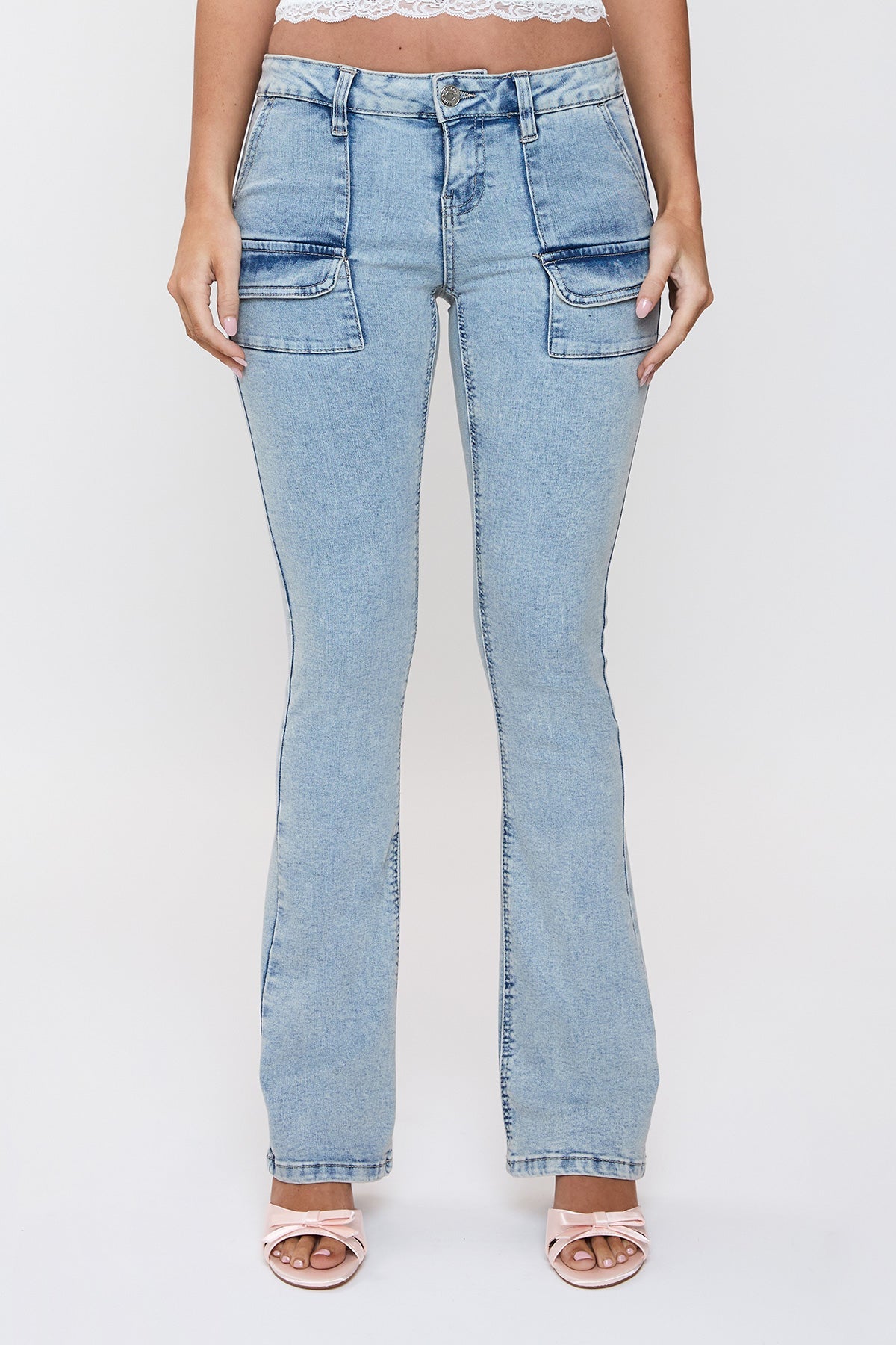 Low Rise Porkchop Pocket Bootcut Jeans, Pack of 12