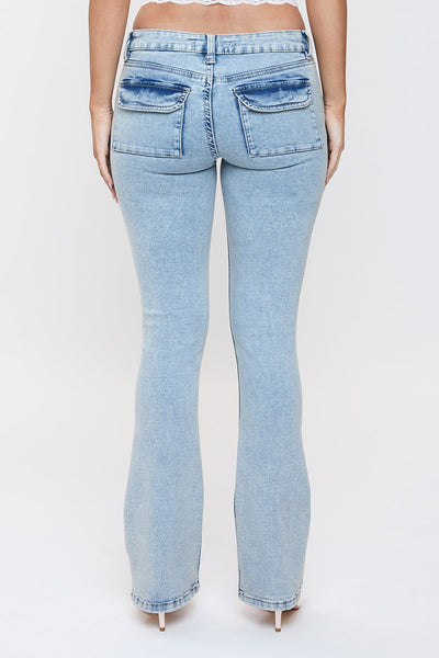 Low Rise Porkchop Pocket Bootcut Jeans, Pack of 12