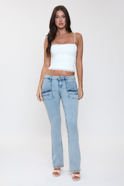 Low Rise Porkchop Pocket Bootcut Jeans, Pack of 12