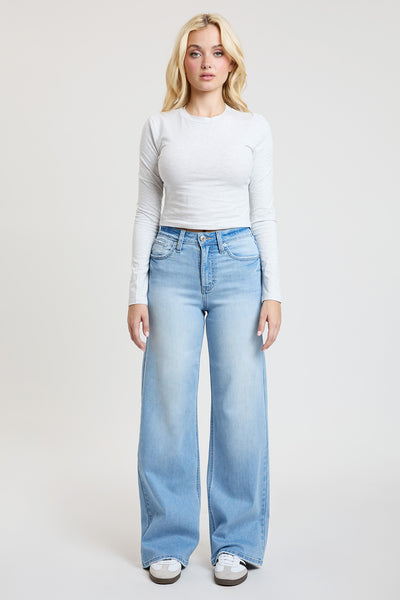 High Rise Super Soft Wide Leg Jeans, Pack of 12