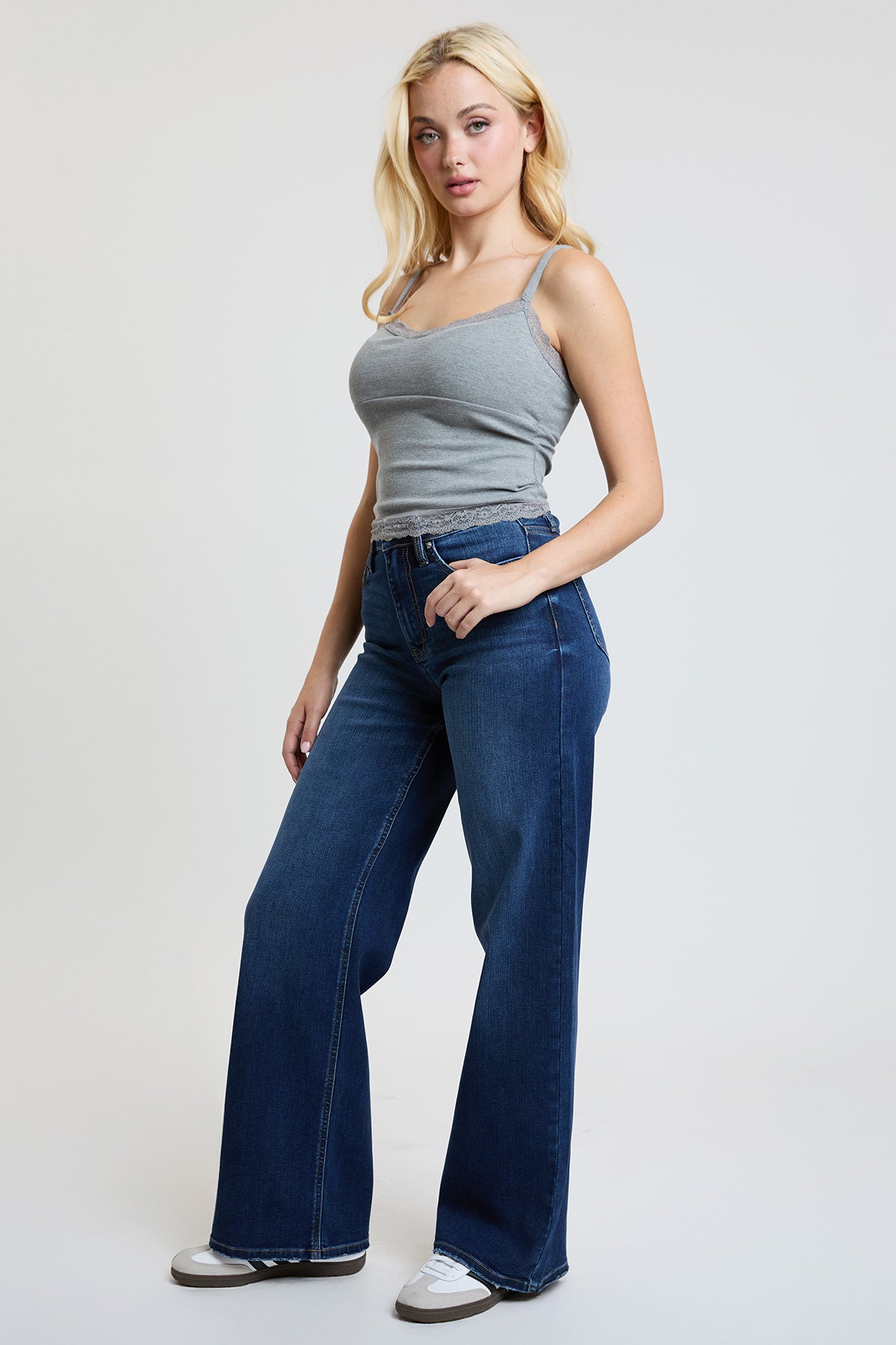 High Rise Super Soft Wide Leg Jeans, Pack of 12