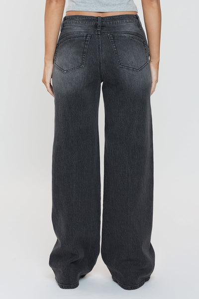 Bella Relaxed Rise Wide Leg Jeans with Seaming Detail, Pack of 12